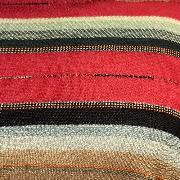 Polo Ralph Lauren Women's Western Aztec Tunic Top Red Striped Small Short Sleeve - Picture 7 of 12